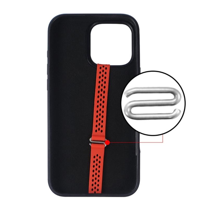 Adjustable Universal Secure Silicone Phone Lanyard Wristband Nonslip Holder for Wrist Comfort Commuting And Travel Use