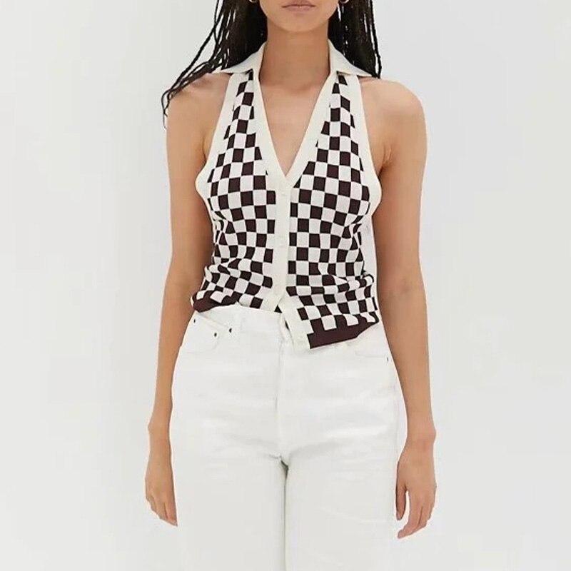 white knitted top ladies