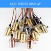 EU Plug 2M 3M Power Cord Pendant Light Twist Hemp Rope Cables E27 Lamp Holder with ON OFF Switch Wire Edison Bulb Socket