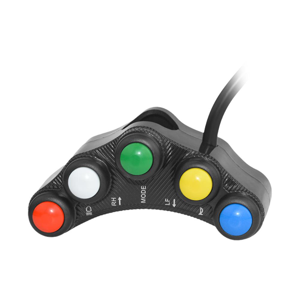 

12-60 В Мотоциклист включает и выключает 5-клавишную многофункциональную кнопку контроллера, фару, указатель поворота, противотуманный фонарь, звуковой выключатель, инструменты