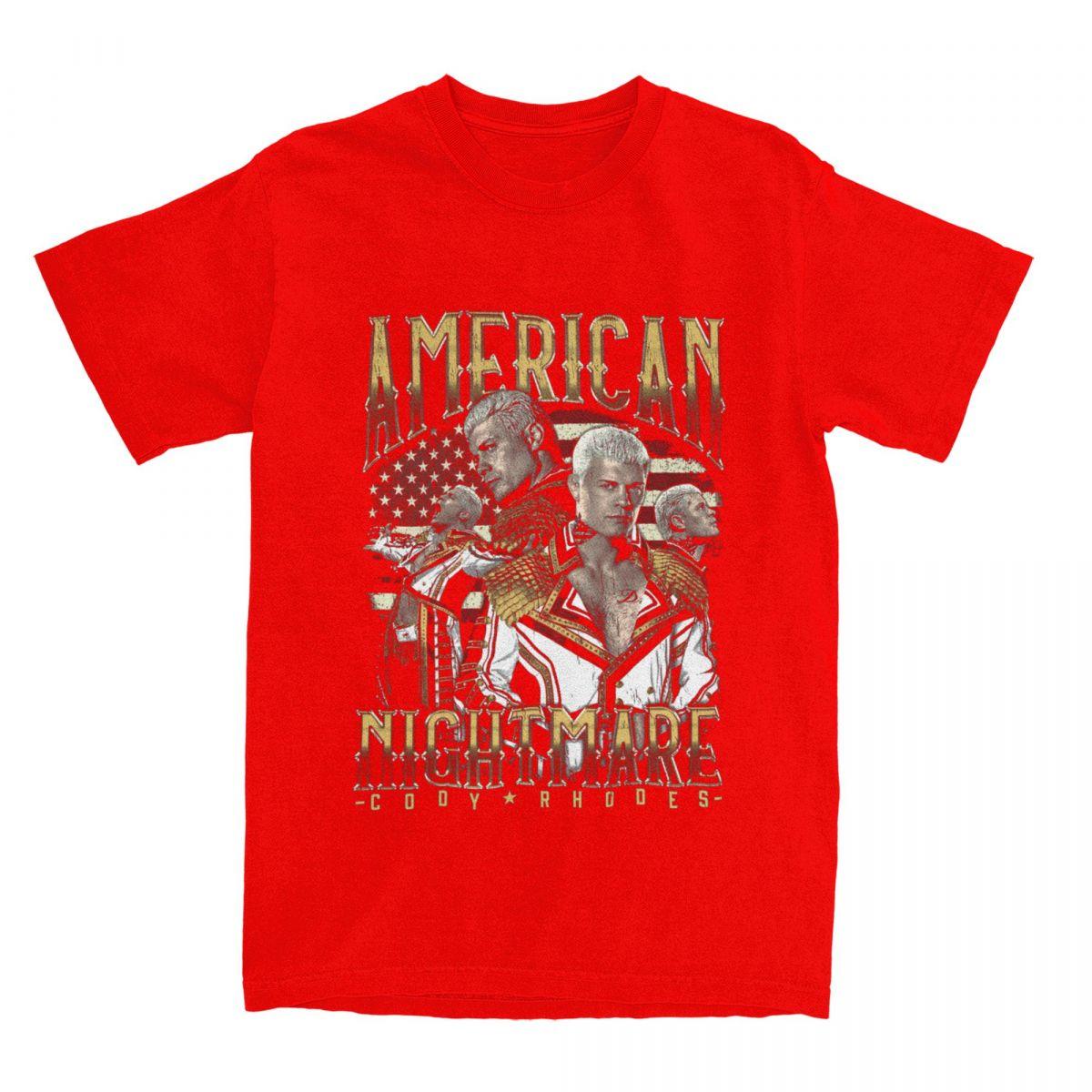 Cody Rhodes The American Nightmare T Shirt For Men Women Wrestler Finished Story Tee Shirt Clothing For Cody Fan lovers S