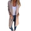 Womens Knit Cardigan With Rabbit Faux Fur For Autumn Casual Wear
