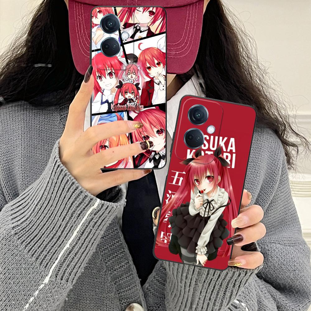 Date a Live Kotori Itsuka Matte TPU Mobile Phone Case for OPPO Reno 14 13 12 11 10 9 8 7 6 5 F T Pro 5G Colorful Printing Cover