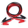 Sumnacon Dual Ended Crocodile Alligator Clips, 15A Test Lead Wire Cable with Insulators Clips, 2 Pcs 3.3 Ft/1m Test Flexible Cable with Protective
