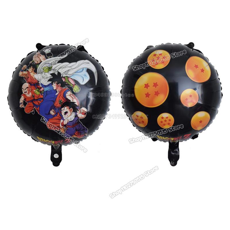Anime Son Goku Kinderverjaardag Decoratie Dragon Ball Nummer Ballonnen Set Jongen Meisje Feestartikel Cartoon Babyborrel Verjaardagsdecor