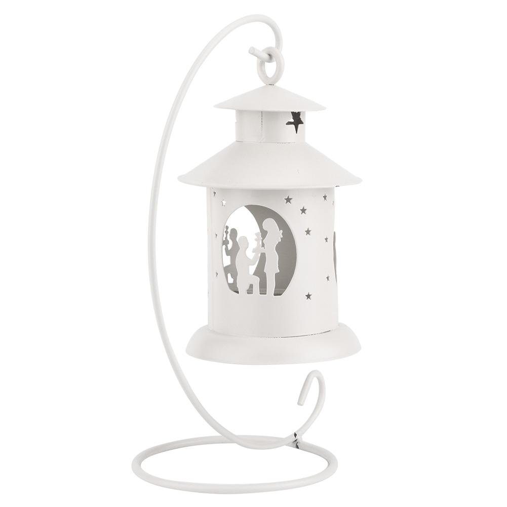 Lover Decor Hollow Out Candlestick Hanging Candle Holder Household Decoration Ornament