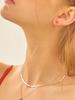 Postlude [Silver] Snake Chain Necklace