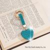 Cute Cartoon Rhinestone Heart Keychain Pendant