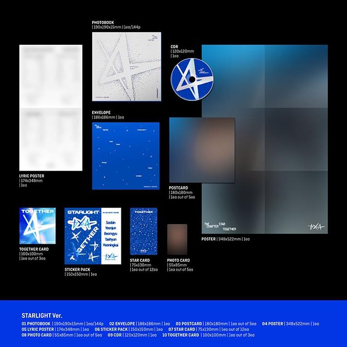 Pre-order TXT The Star Chapter: TOGETHER Album Standard ver. & SHOP POB