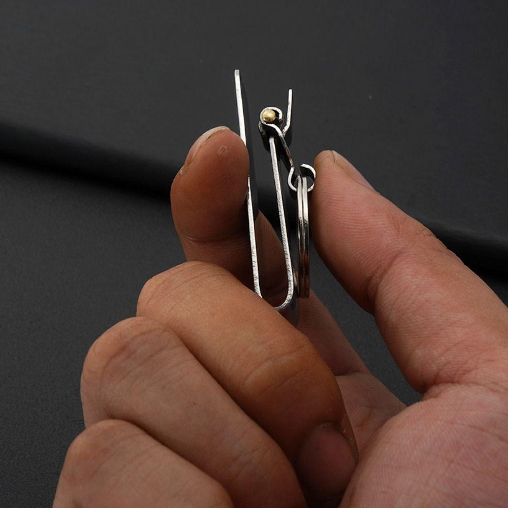 Heavy Duty Belt Keychain Quick Release Belt Key Holder Stainless Steel Keyring  Jewelry Hooks