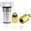 6.0L Diesel Fuel Rail Adapter, High Pressure Rail Adapter Leak Test Tool, Nozzle Cup Seal O-Ring Sleeve, Ford 6.0L Powerstroke Diesel Fuel Injector