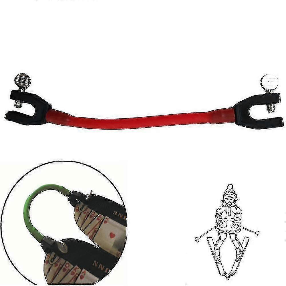 2pcs Ski Tip Connector Wed Ski Aid Board Connector Ski Binding Tool Portable Installation Accessory