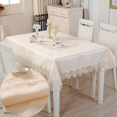 Nordic Light Luxury Tablecloth Tribute Silk Jacquard High-Grade Tablecloth Waterproof Oil-Proof Coffee Table Cloth Cushion Tablecloth