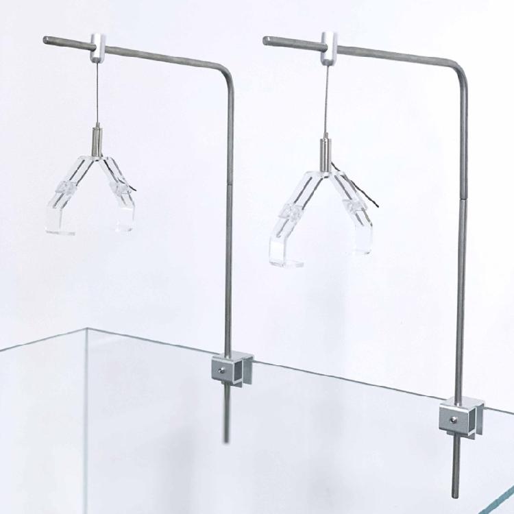 Quickly Assembly Fish Tanks Lamp Brackets Universal Compatibility Aluminum Alloys Frame For Home Office Use