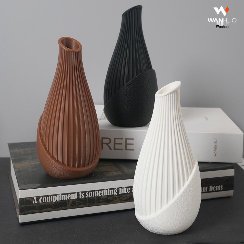 Špičková minimalistická umělecká váza s jemnou texturou pro domácí dekoraci