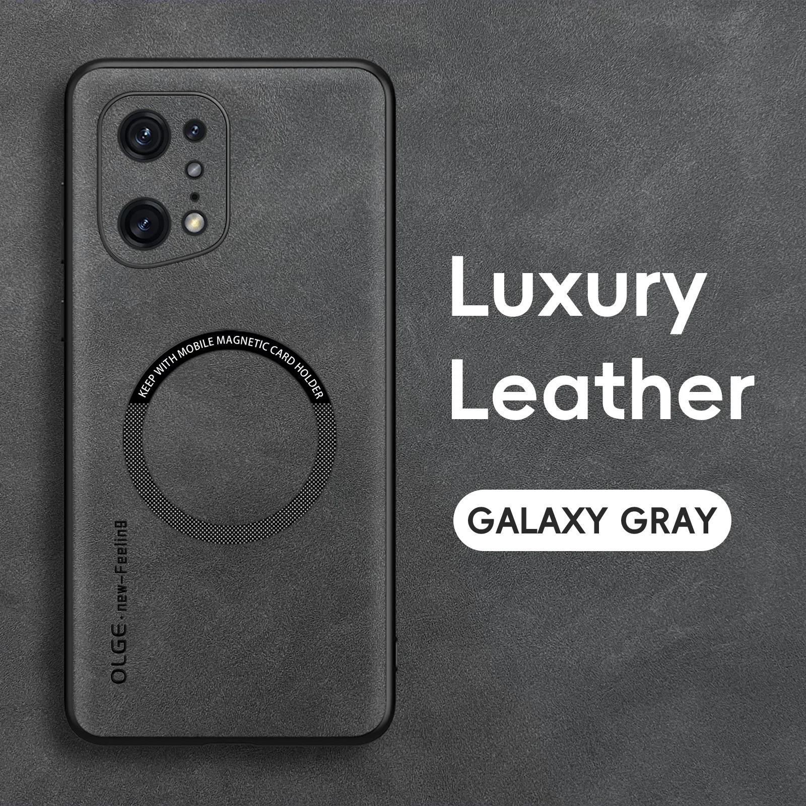 

Магнитный кожаный мягкий чехол в стиле ретро для OPPO Find X5 Pro X5Pro, чехол для телефона с беспроводной зарядкой For OPPO Find X5