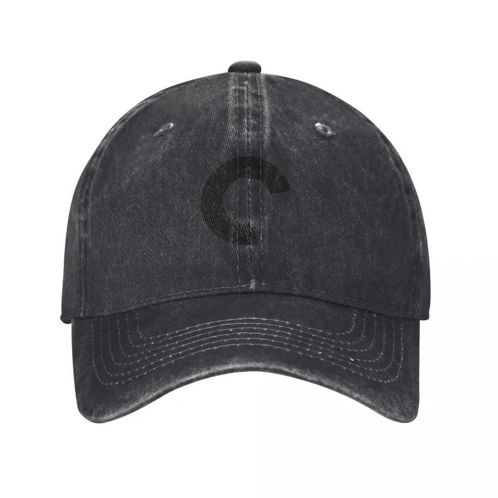 Criterion schwarzes Logo Baseballkappe Hut Unisex Angelkappe Partyhut Thermosichtschutz Damen Hüte Unisexs