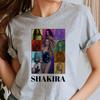 Vintage Lavato Shakira Y2K Anni 2000 Moda Pop Latino Pop Rock Celebrity Merch Merch Musicale T-shirt Grafica Uomo Donna Maglietta Stampata Estate Moda Casual