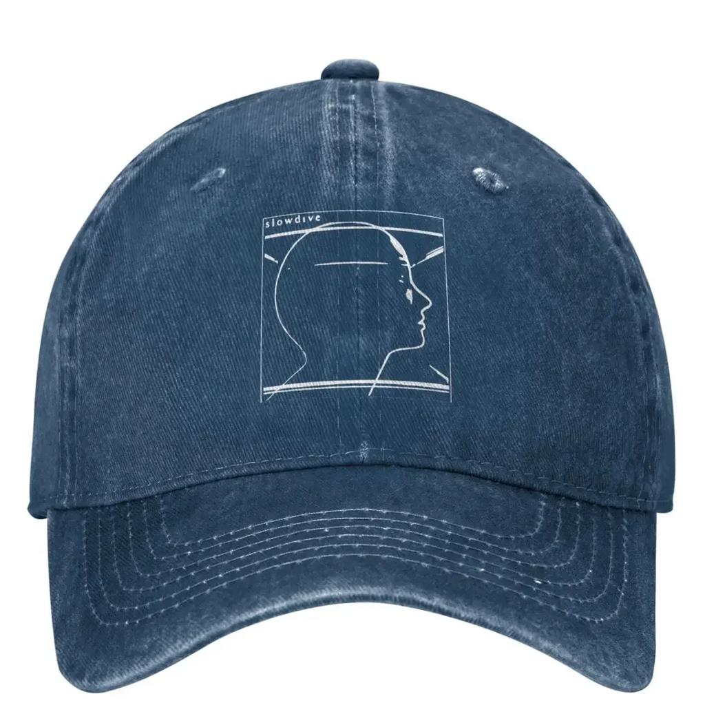 Slowdive Merchandise Baseball Cap Rock Band Unisex Teens Sunscreen Hip Hop Hats Summer Casual Hiking Fishing Snapback Cap