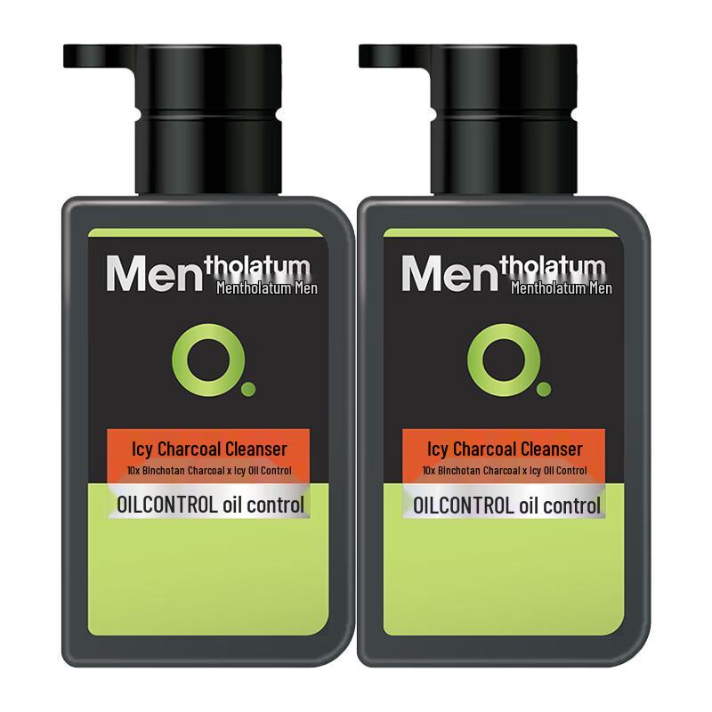 

Mentholatum Men s Ice Cool Active Carbon Facial Cleanser (2x150ml)