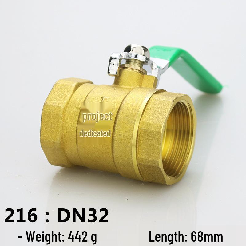 4-Point DN15 & 6-Point DN20 All-Copper Ball Valve, High-Temp Resistant, 1-Inch & 2-Inch, for Tap Water.