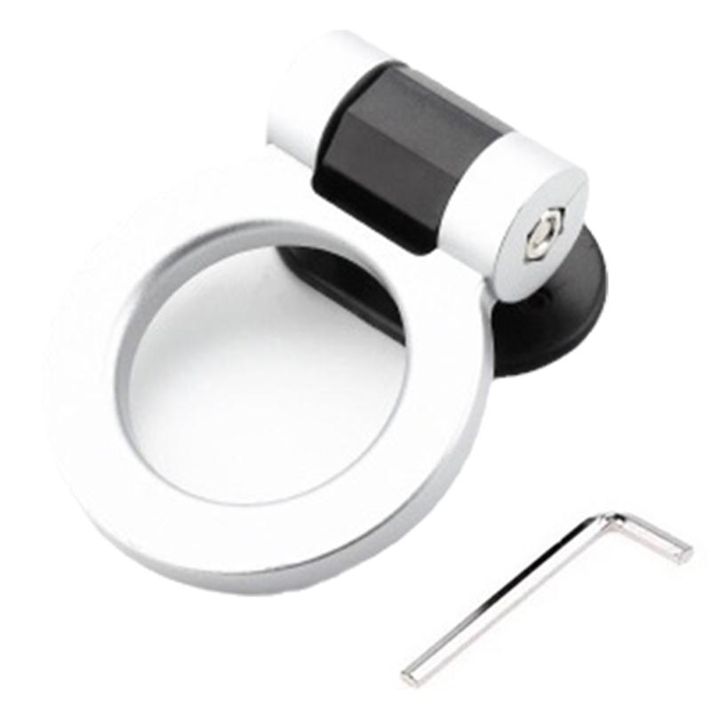 Auto Styling Anhängerhaken Aufkleber Dekoration Auto Auto Hinten Vorne Anhänger Simulationsringe Abschlepphaken ABS