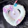 Rose Magnetic Anime Badge Holder Wings Love Heart Badge Frame Pendant  Ita Bag Accessories