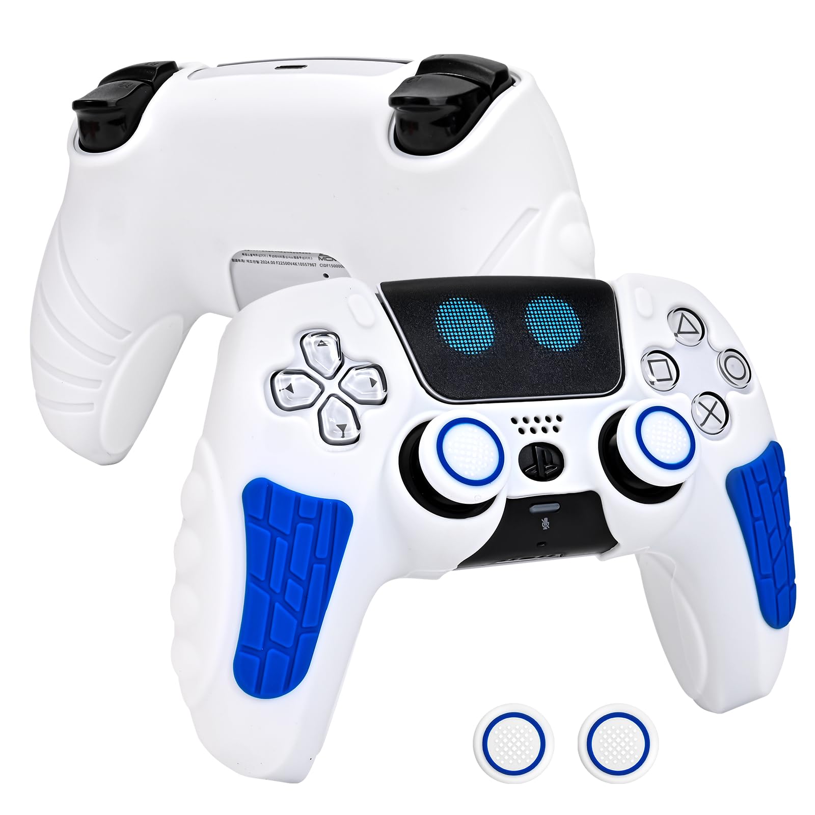 

Чохол для контролера Dlseego PS5, сумісний з контролером PlayStation 5, захисний чохол для контролера PS5 з ущільнювачем, ударостійкий, м який, легко утримувати синій