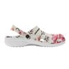 Women Men EVA Garden Clogs Bright Printed Flexible Soft Slip On Garden Shoes Beach Pool Bathroom Home Walking Shoes Home Use