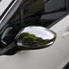 2 ks pro Peugeot 2008 2014-2018 Kryt zrcátka bočního zpětného zrcátka auta Kryt křídla Samolepka Vnější pouzdro Ozdobný kryt Stříbrný