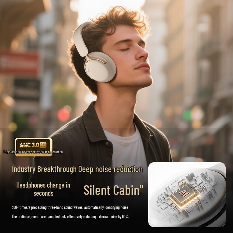 PVF XM8 Wireless Active Noise Cancelling Gaming Headphones