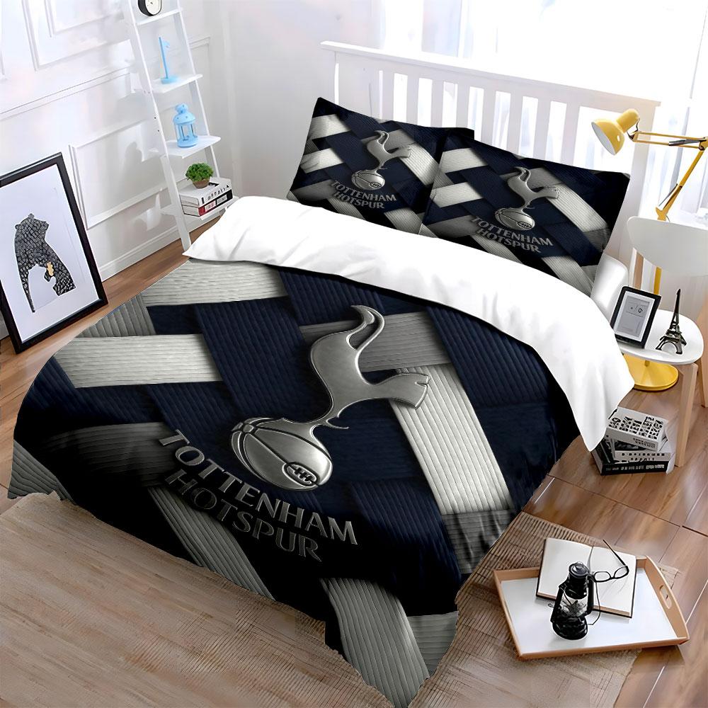 "Tottenham Hotspur Bedding Set" Bedding Duvet Cover Set Duvet Cover Pillowcases (1 * Duvet Cover 2 * Pillowcases, Without Duvet Insert)