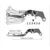 Für BMW K1200S K 1200 S Motorrad Einstellbare Bremse Kupplung Hebel Lenker Griff Griffe K 1200S griff bar 2004-2008 2007