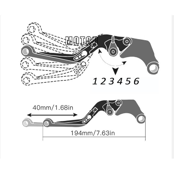 Pro BMW K1200S K 1200 S Motocykl Nastavitelné páčky brzdové spojky Rukojeti řídítek K 1200S řídítka 2004-2008 2007