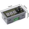 2Pcs ZK-MG PWM Motor Driver DC 5V 12V 24V Motor Speed Controller Adjustable Speed Regulator Digital Encoder Duty Cycle Frequency Housing with
