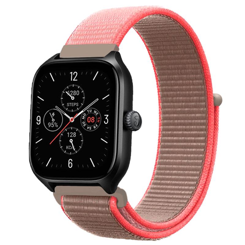 20mm 22mm Nylon Bandje voor Amazfit Balance 2 1/GTR 4 3 Pro 47mm/Bip 6 5 Sport Horlogeband Correa voor Amazfit Active 2/GTS 4 3 Riem