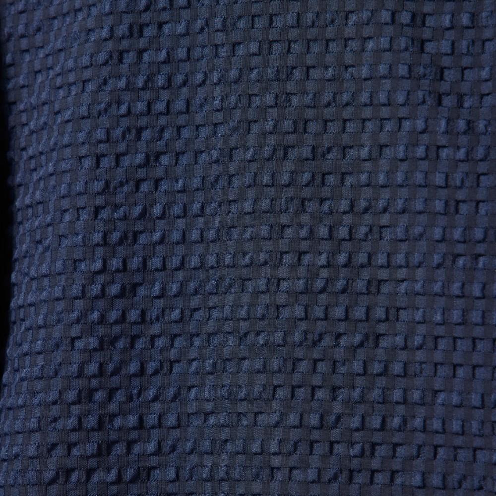 Brompton London Seersucker Set Full Zip Hoodie - Navy (P242Mjp532)