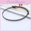 Punk Metal Choker Necklace With Geometric Openwork Design For Fashion Jewelry Enthusiasts