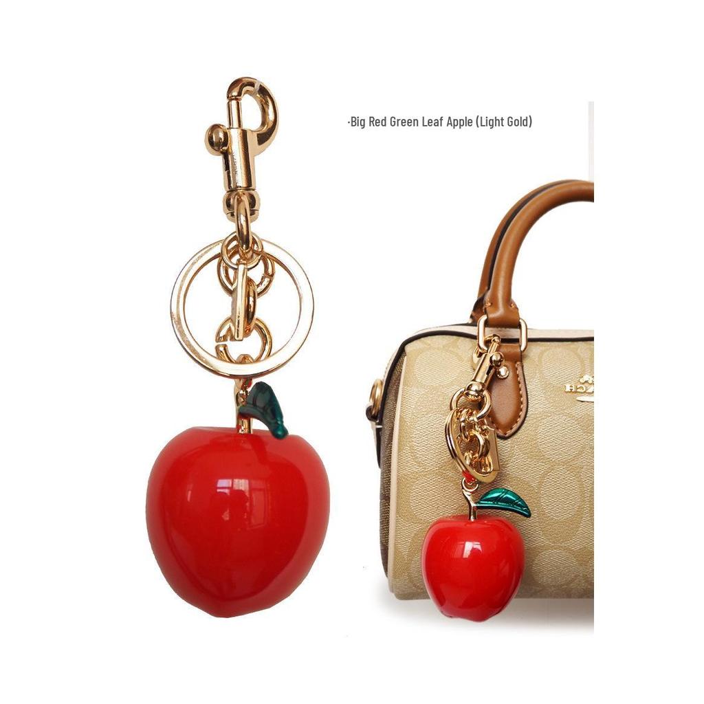 Czerwona Żywica Wisiorek Jabłko Brelok - Luksusowy Dodatek