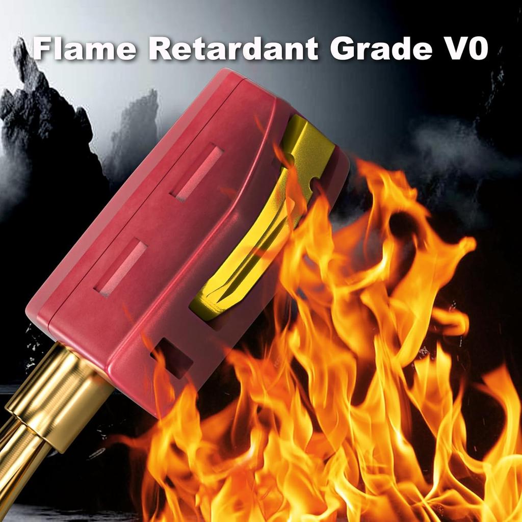 Portable 32A 4mm Banana Plug Solderless Quick Connect High Current Gold-Plated Banana Connectors Audio Copper Speakers Amplifier