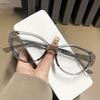 New Fashion Unisex Cat Eye Plain Glasses for Woman Man Glasses Frame for Party Eyeglasses Female Decorative Spectacles Glasses