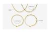 Trendy Snake Chain Zircon Titanium Necklace & Bracelet Set