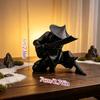 Decoration Ancient Warrior Statue Japanese Style Ninja Statue Cool Swordsman Figurine  Indoor Use
