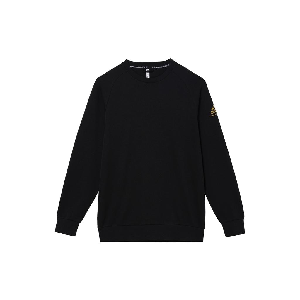 adidas Felpe Unisex Nere Logo Dorato Laterale Girocollo Moderato Altro adiCSTL05-BG