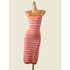 Imported Colored Yarn Sling Vest Skirt Women Outer Wear Design Temperament Foreign Trade Inner Wear Base Gyaru Hip Skirt