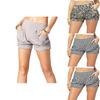 Stylish Women Summer High Waist Casual Shorts Featuring Pleated Design And Soft Material With Pockets