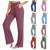 S-5XL Spring and Autumn New Casual Pants, Yoga Pants, Quick-drying Trousers, Women's Wide-leg Pants