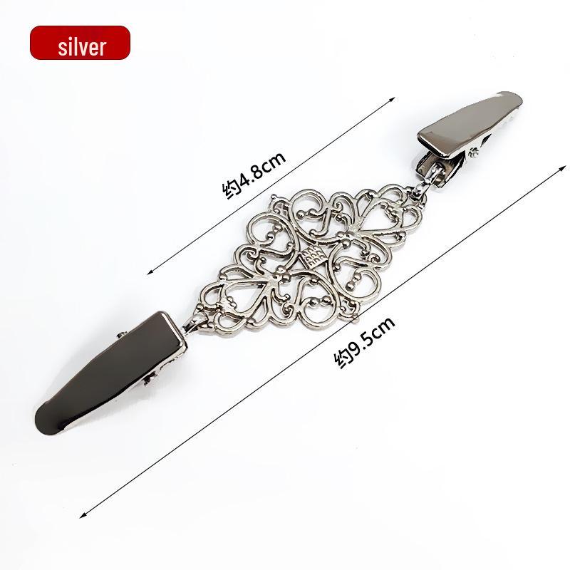 

Ретро європейський та американський затискач для светра: Жіноча пряжка для шалі з діамантами, брошка проти оголення, затискач для шарфа, аксесуар зі сплаву