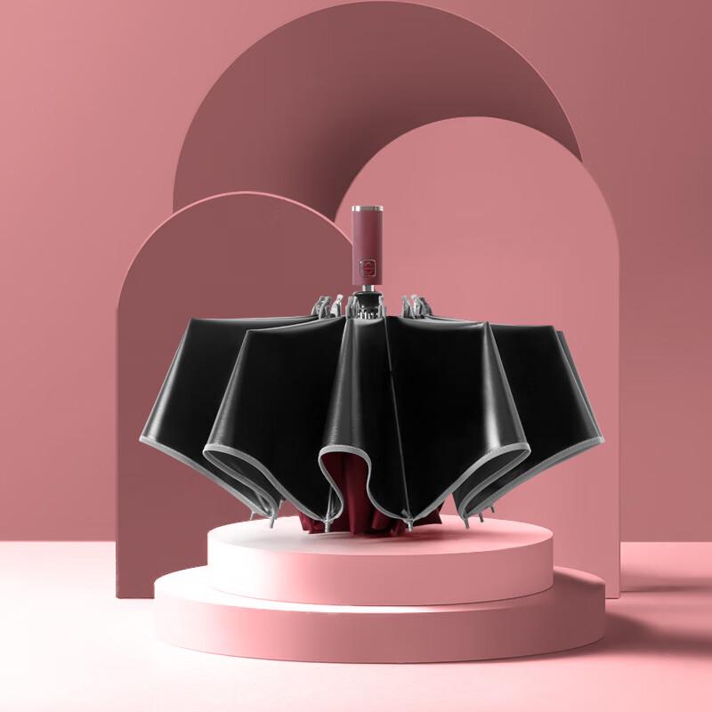 NanQiao Automatic 10-Rib Windproof Reverse Umbrella 23 inch