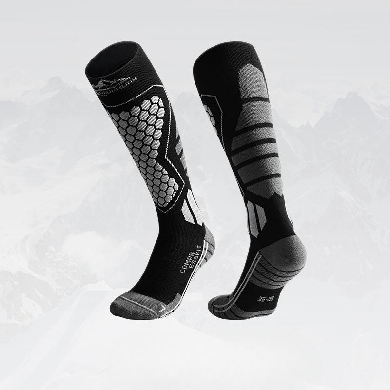 Men and Women Winter Warm Professional Riding Mountaineering Running Hiking Pressure Calf Socks